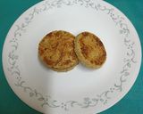 A picture of step 7 of Jawarichi Thecha Bhakri.