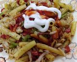 A picture of step 8 of Spicy yummy pasta.