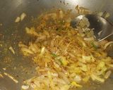 A picture of step 2 of Bombay masala sandwich 😋.