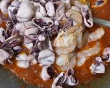 Foto langkah ke 3 dari resep Udang Cumi Saos Padang.