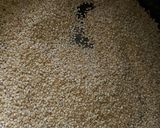 A picture of step 1 of Til chikki.