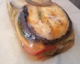 A picture of step 14 of Crispy Ratatouille Terrine Toasts.