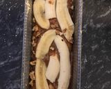 Foto del paso 4 de la receta: Torta de banana con chips de chocolate y dulce de leche
