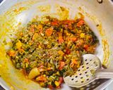 A picture of step 2 of GREEN AMARANTH BHAJI / Tandadalja ni Bhaji.