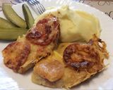 Rakott csirkemell fokhagymás burgonyapürével recept fázis 4 fotója