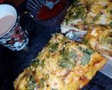 Pizza bread with shami kabab recipe step 2 photo