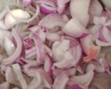 A picture of step 3 of Aloo Qeema.