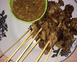 Foto langkah ke 7 dari resep Sate Jamur Saus Kacang Sangrai.