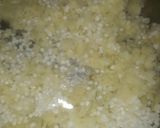 A picture of step 2 of Sago pearl vada.