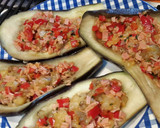 Foto del paso 4 de la receta: Berenjenas rellenas de Jamón de York