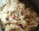 A picture of step 2 of Jaggery rice.