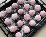 Foto langkah ke 9 dari resep Mochi isi Kacang (ukuran besar).