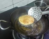 A picture of step 3 of Radhaballavi & Aloo Dum.