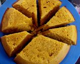 A picture of step 10 of Dessicated egg yellow cake.