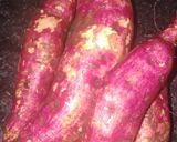 A picture of step 1 of Sweet potato slices.