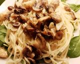 Foto del paso 5 de la receta: Spaghetti con gambas y espinacas