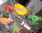 A picture of step 1 of Pineapple rice.