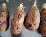 A picture of step 2 of Maggi kebab.
