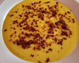 Foto del paso 11 de la receta: Crema con calabacín, patata y zanahoria, con virutas de jamón