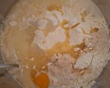 Köménymagos sörkifli sajtkrémmel,sajttal töltve 🥐🥐🥐 recept fázis 1 fotója