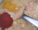 A picture of step 5 of Sindhi kadhi.