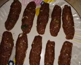 A picture of step 11 of Reshmi kabab Roll.