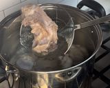 A picture of step 1 of Wonton/Sui Cao Noodle Soup | Mì Sủi Cảo.