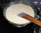 A picture of step 2 of Rabdi malpua.