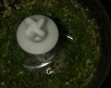 A picture of step 2 of Shyam savera paratha (Palak paneer).