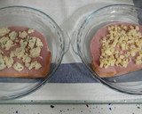 Foto del paso 2 de la receta: Jamón braseado con queso y ensalada