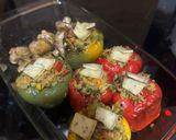 Töltött paprika (húsmentes) recept fázis 8 fotója