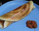 A picture of step 6 of Mysore masala dosa.