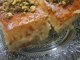 بسبوسة بالقشطة