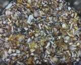 A picture of step 1 of Mochar Ghonto with Black Chana.