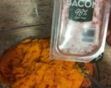 Foto del paso 3 de la receta: Calabaza 🎃 rellena de bacon ahumado 🥓