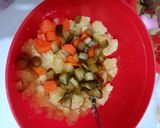 Pas rețetă Salată de cartofi cu morcovi (de post) 1 fotografie