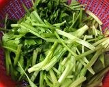 菠菜炒金針菇的食譜步驟1照片