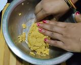 राजस्थानी सत्तू की मिठाई (rajasthani sattu ki mithai recipe in Hindi) रेसिपी चरण 4 फोटो