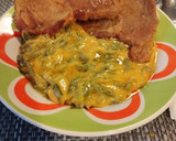 Zöldbab főzelék fokhagymás sült tarjával gluténmentesen recept fázis 6 fotója