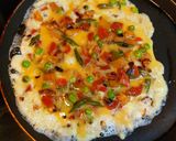 ভেজ চীজ ওমলেট (veg cheese omelette recipe in Bengali) রেসিপি ধাপ - 9 ছবি