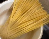 Foto del paso 1 de la receta: Fettuccini con crema y cilantro