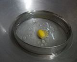 A picture of step 2 of Besan Suji Sandwich Dhokla.