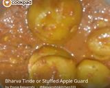 A picture of step 8 of BHARVA TINDE OR STUFFED APPLE GUARD OR SABJI E SAFAR 👩🍳🥘💐👍.