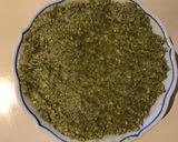 A picture of step 2 of California Farm Fennel Greens Pesto Sauce.