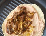 A picture of step 5 of Beef tacos rice.