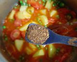 A picture of step 8 of Mix Sabzi.