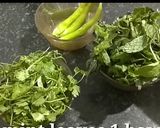 A picture of step 1 of Green Chutney.