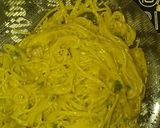 Foto del paso 6 de la receta: Spaguetini con salsa Reynaldo (cerdo salchicha parmesano)