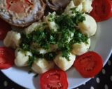 Los caracolas (🐟halfilé morzsába🥚🧄🧅🥗 forgatva kirántva) krumplipürével recept fázis 12 fotója