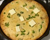 A picture of step 5 of Jalapeño Popper Corncake Skillet.